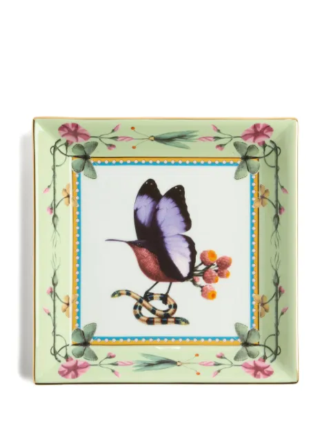 La DoubleJ butterfly snake trinket tray (21cm x 21cm)