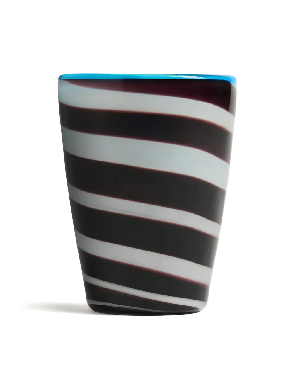 La Doublej Striped Candle In Black