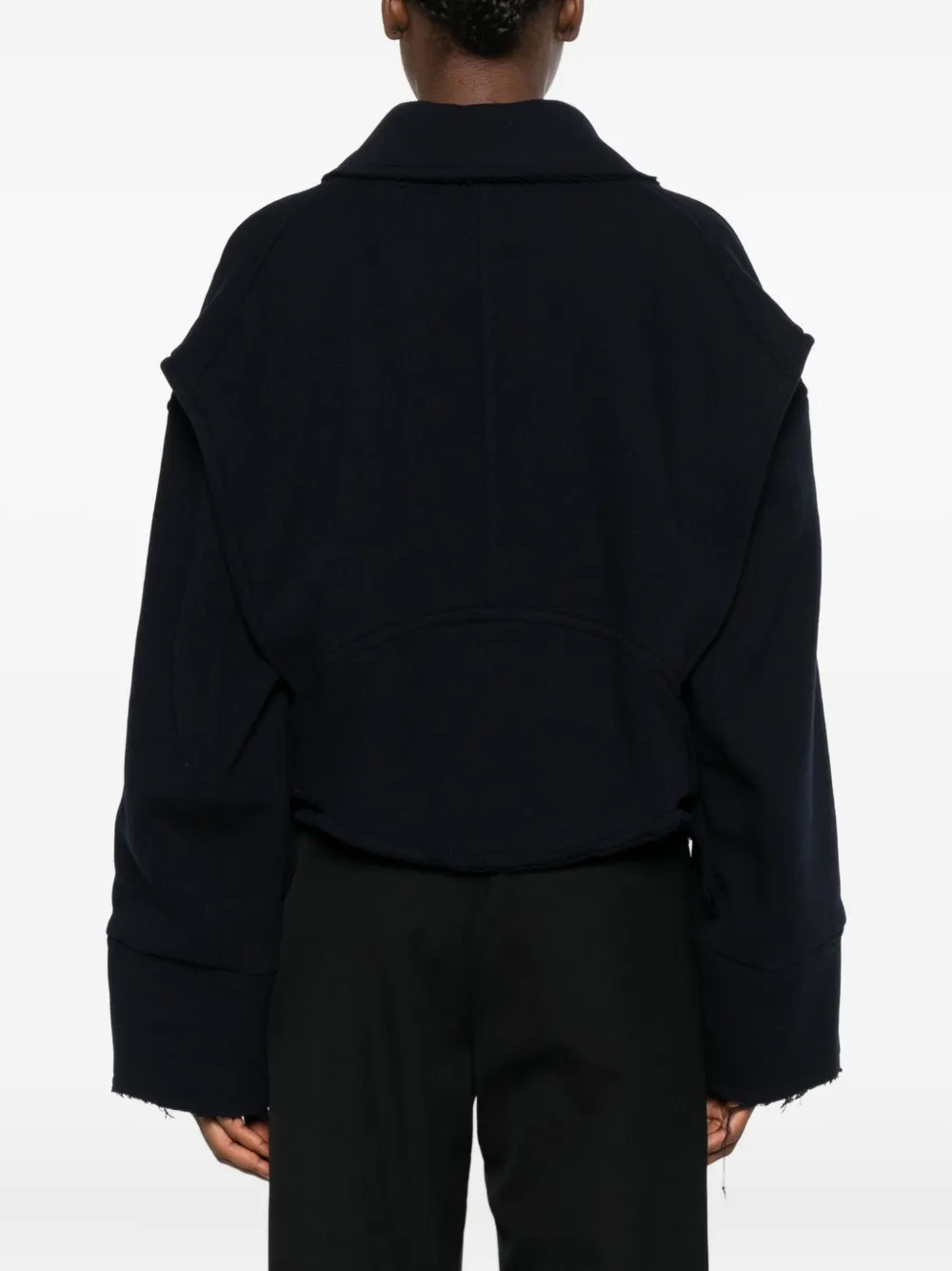 Facon Jacmin Marty Jacke Mit Ausgefransten Kanten In Blue