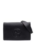 Gucci Pre-Owned 2016-2025 Leather Soho Wallet on Chain crossbody bag - Black