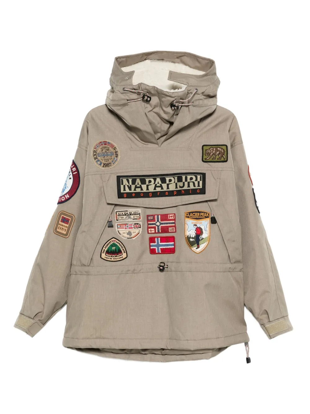 Napapijri Skidoo 1990 hooded jacket | Neutrals | Image 1