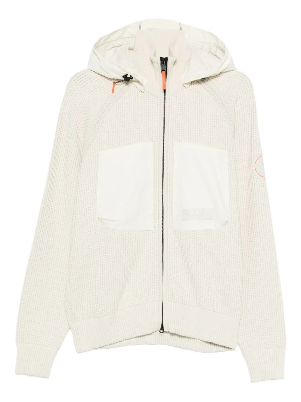 Napapijri hooded patch-pocket jacket | Neutrals | Image 1