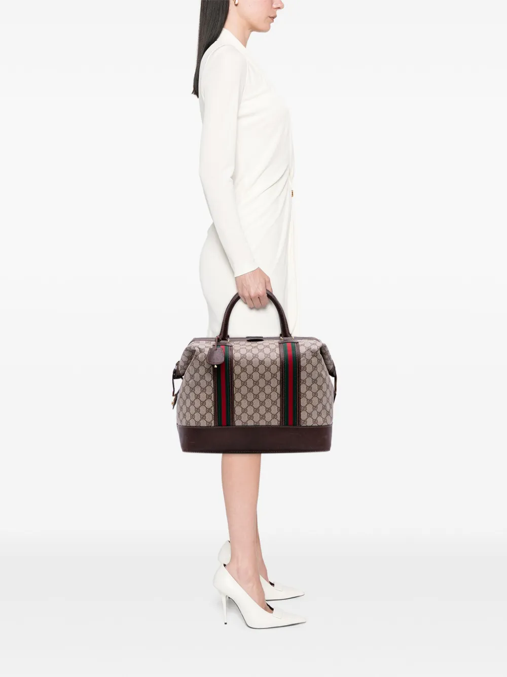 Gucci Pre-Owned 20th Century GG Supreme Web Duffle Bag travel bag | Pre-Owned | Image 2