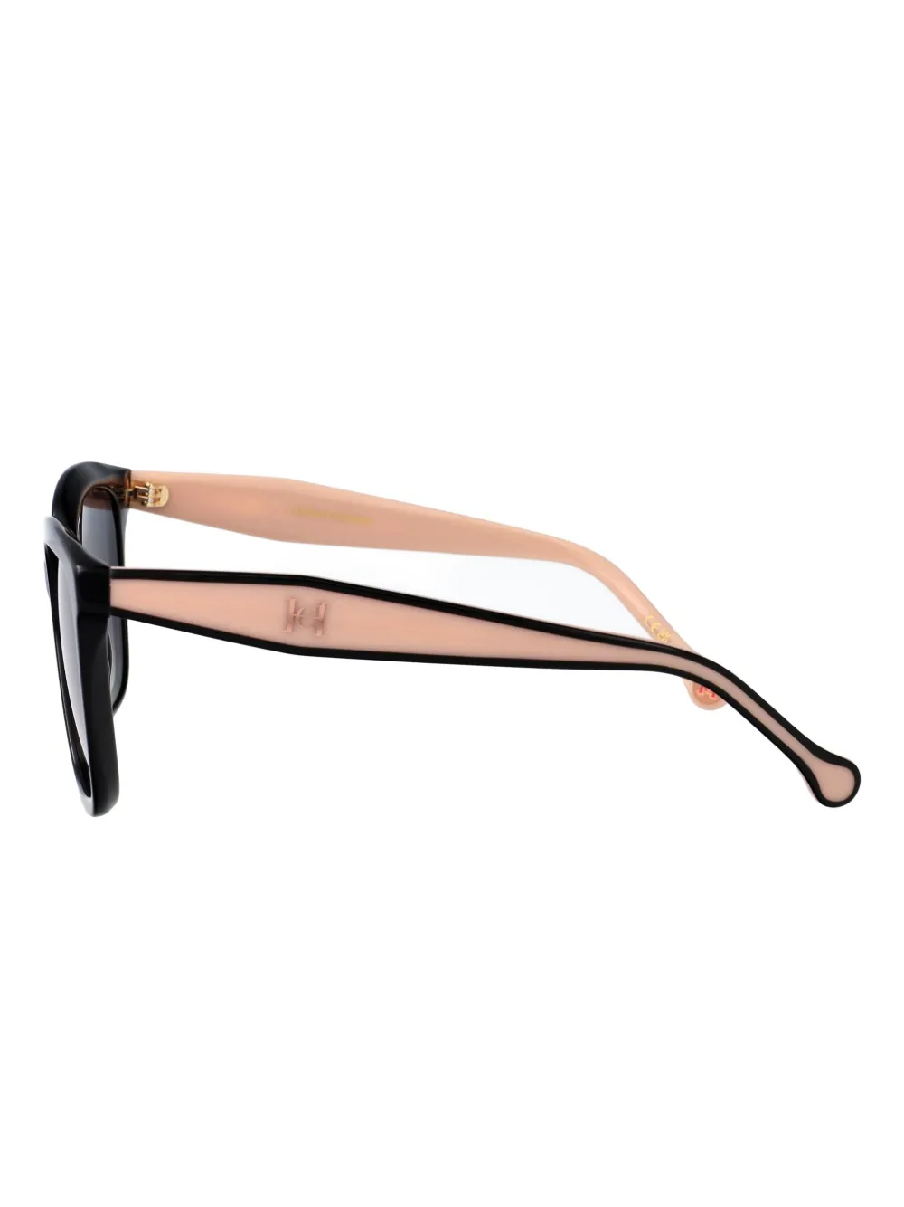 Carolina Herrera Zonnebril met vierkant montuur Zwart