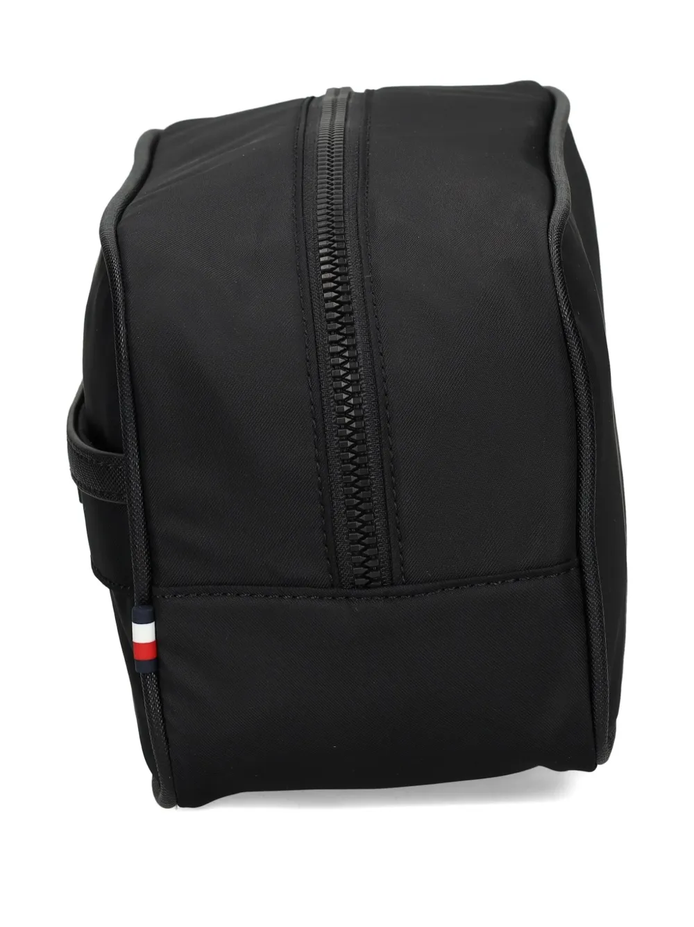 Tommy Hilfiger Zip-top Wash Bag In Black