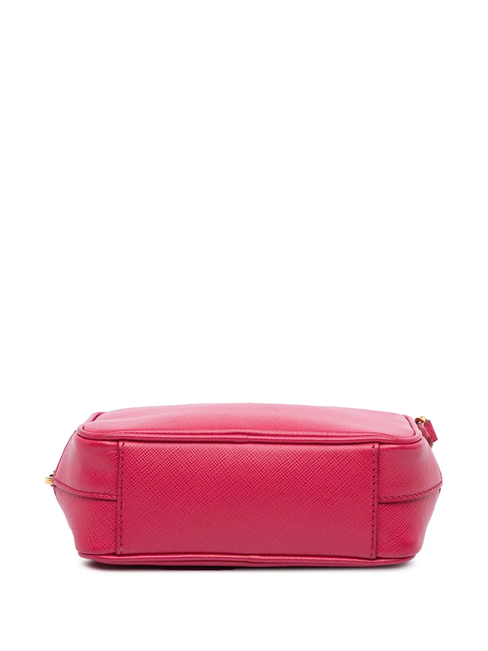 Pre-owned Prada 2000-2025 Mini Saffiano Camera Bag Crossbody Bag In Pink