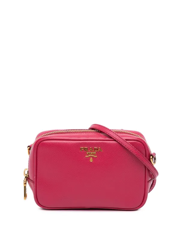 Prada Pre-Owned 2000-2025 Mini Saffiano Camera Bag Crossbody
