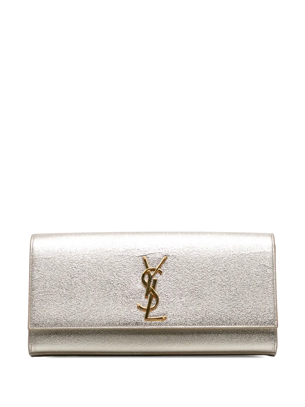 Saint Laurent Pre-Owned 2015 Metallic Calfskin Cassandre clutch bag | Gold | Image 1