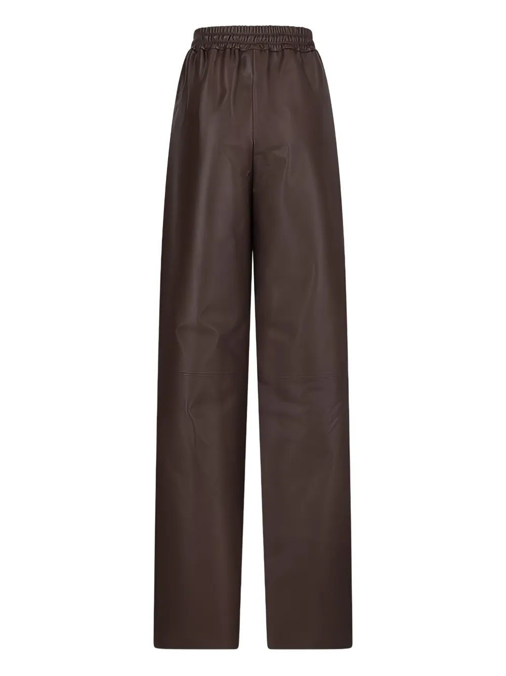 Desa 1972 plunge leather trousers - Bruin