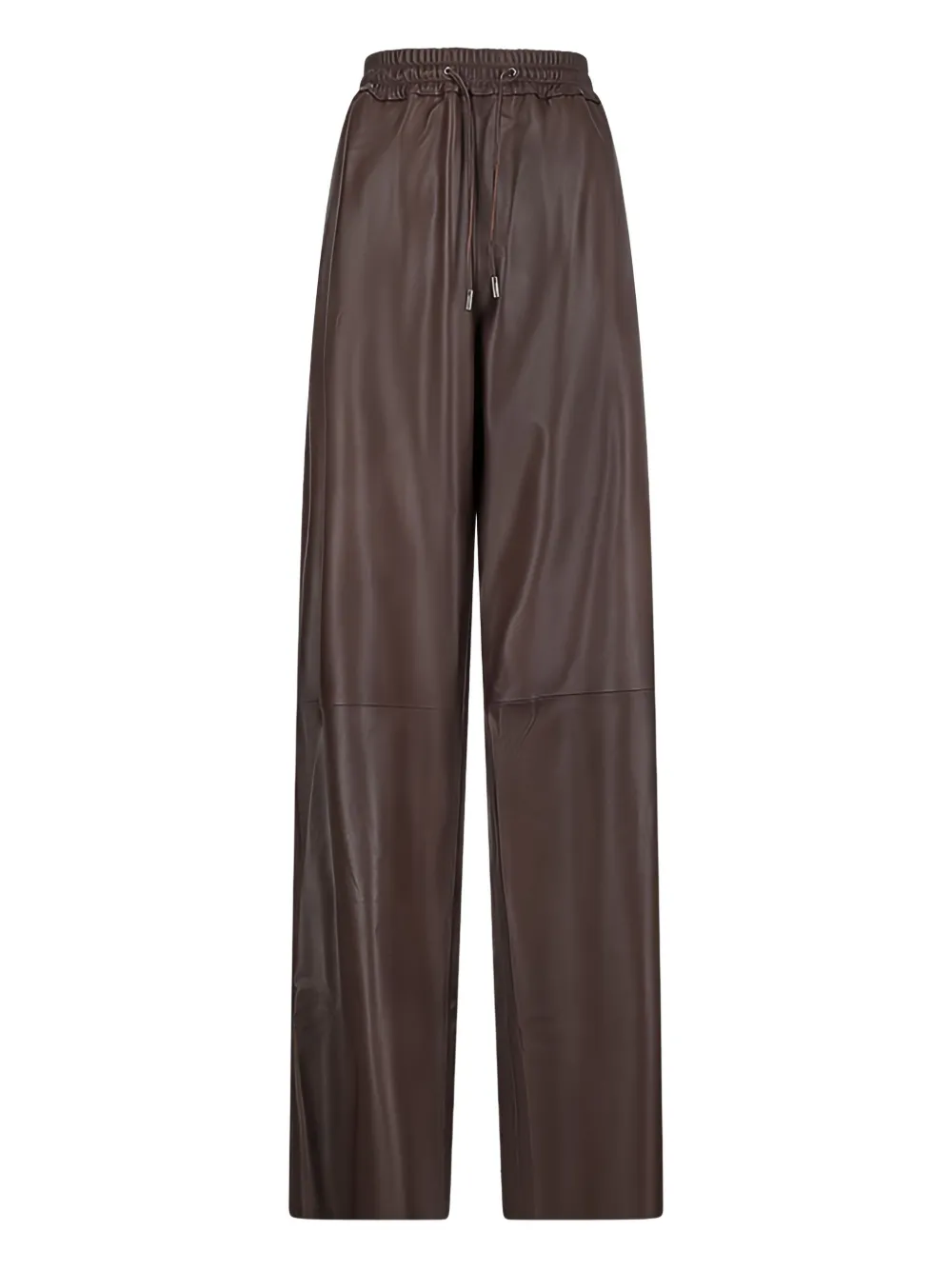 Desa 1972 plunge leather trousers | Brown | Image 1