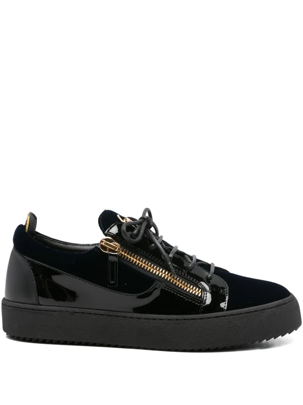 Giuseppe Zanotti Frankie zip-detail sneakers Black