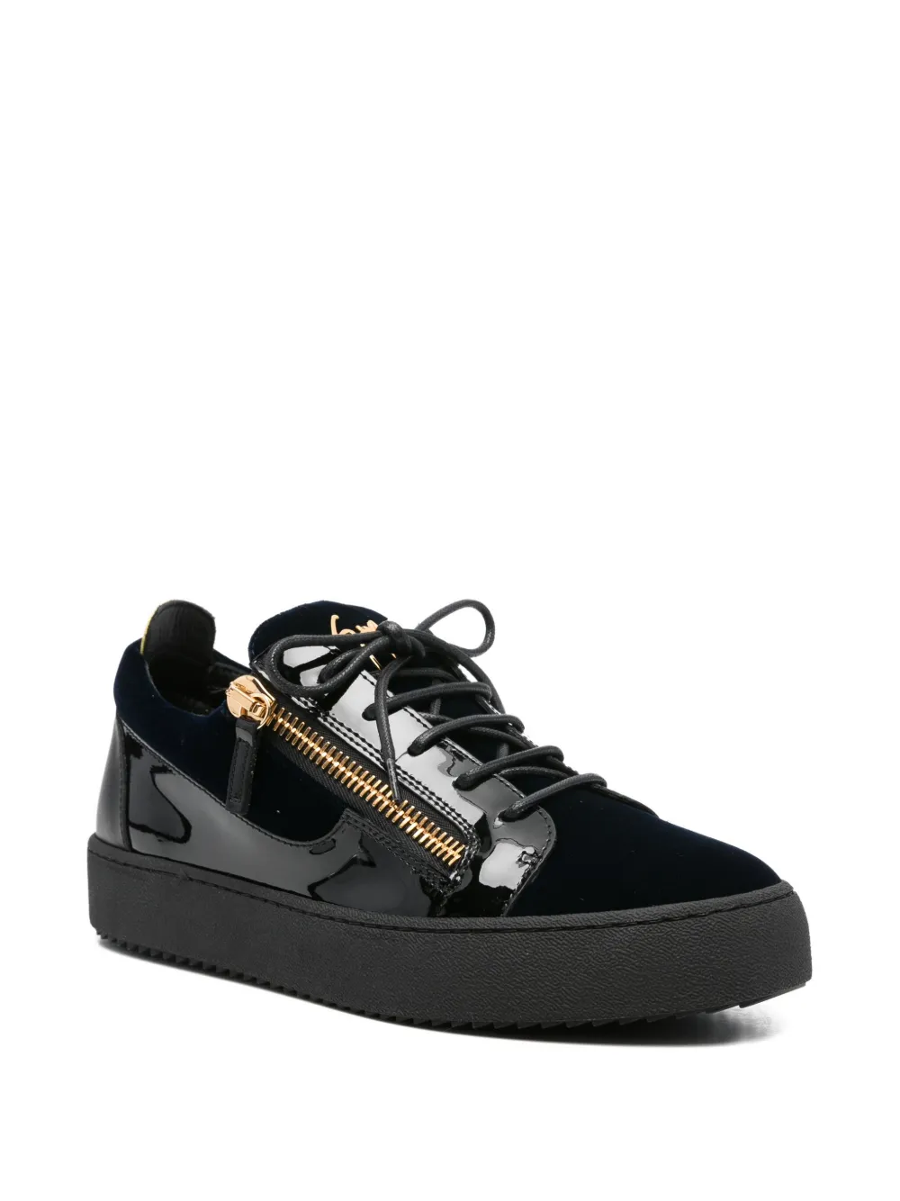 Giuseppe Zanotti Frankie zip-detail sneakers Black