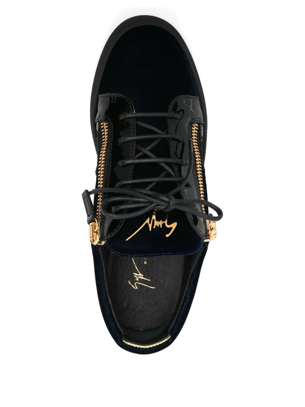 Giuseppe Zanotti Frankie zip-detail sneakers Black
