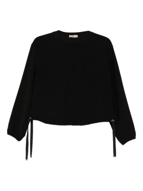 Herno drawstring-hem sweatshirt