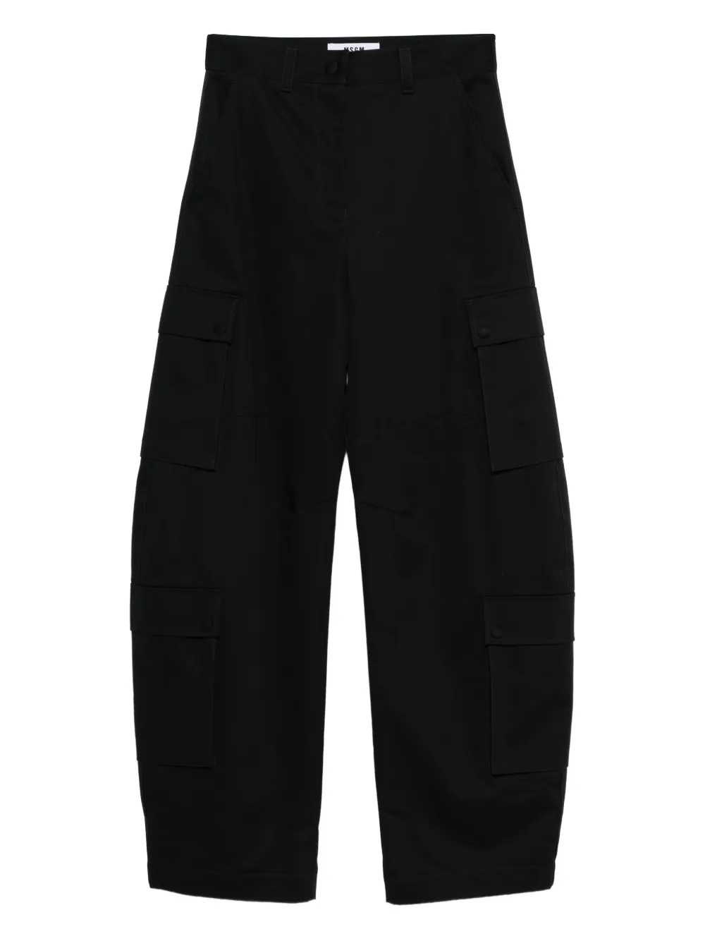 MSGM Calça com bolso cargo | Preto | Image 1