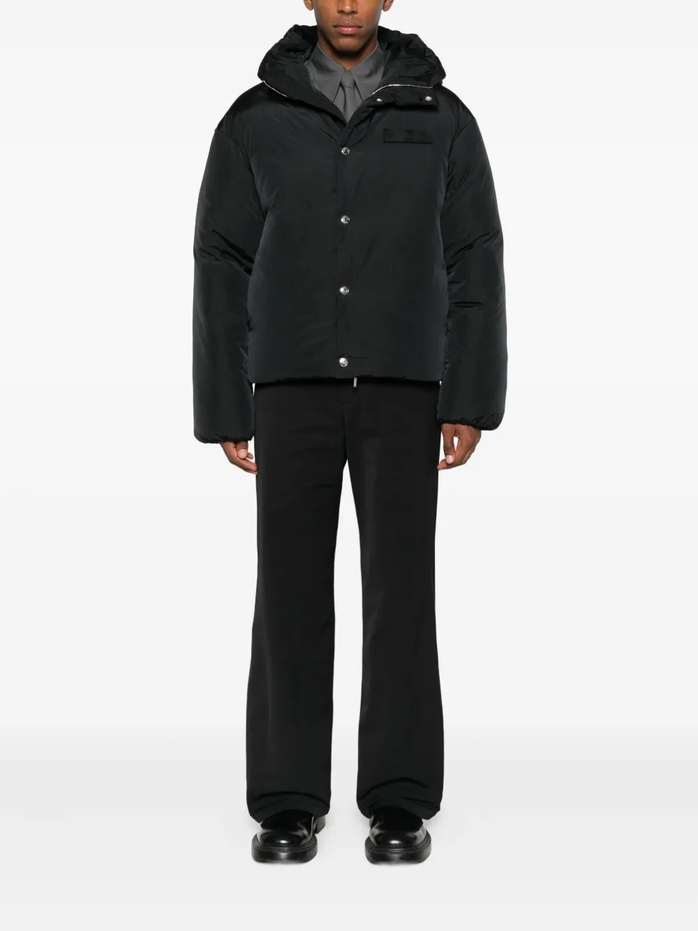 Jacquemus La Doudoune Down Jacket In Black