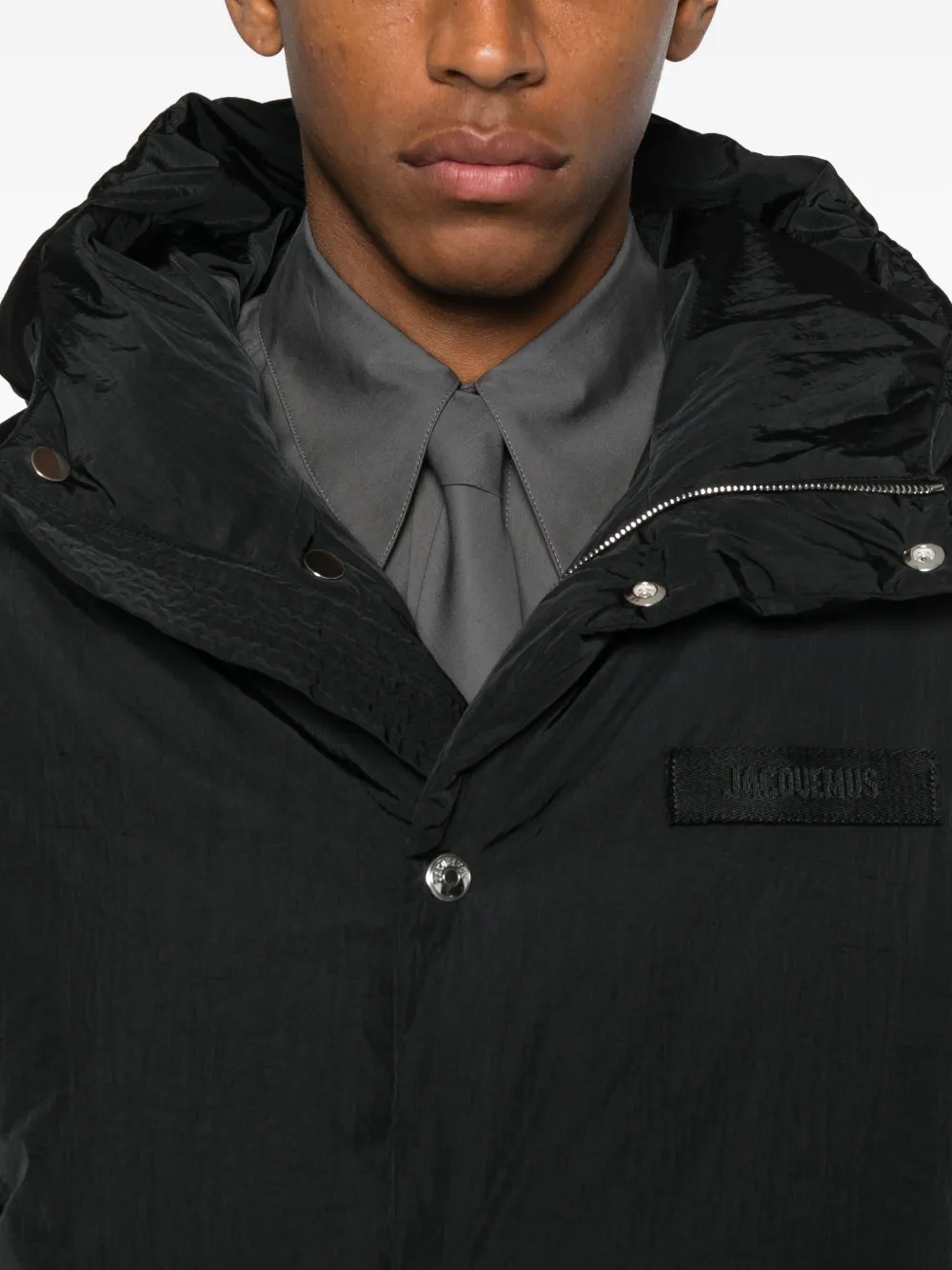 Jacquemus La Doudoune Down Jacket In Black