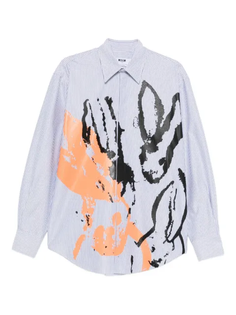 MSGM striped shirt