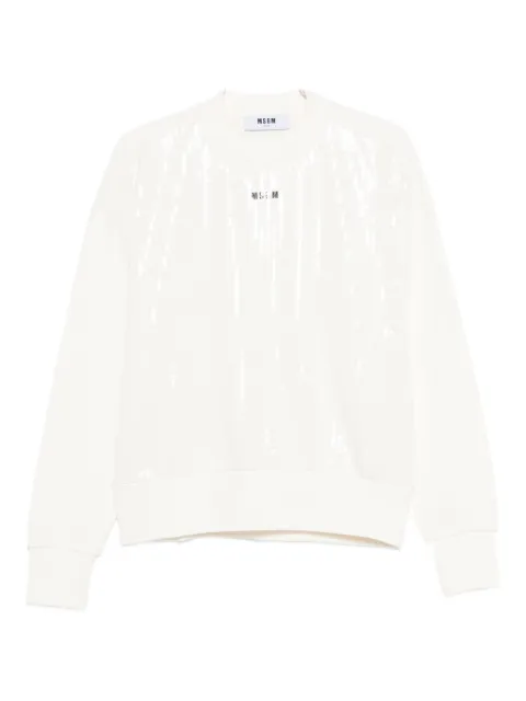 MSGM sequin-embellished sweatshirt