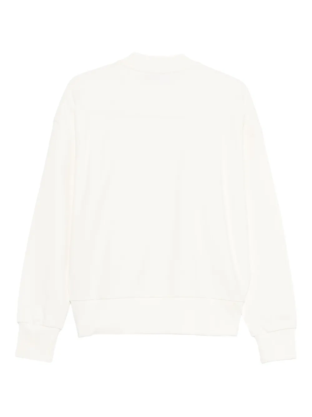 Msgm Sequin-embellished Sweatshirt In White