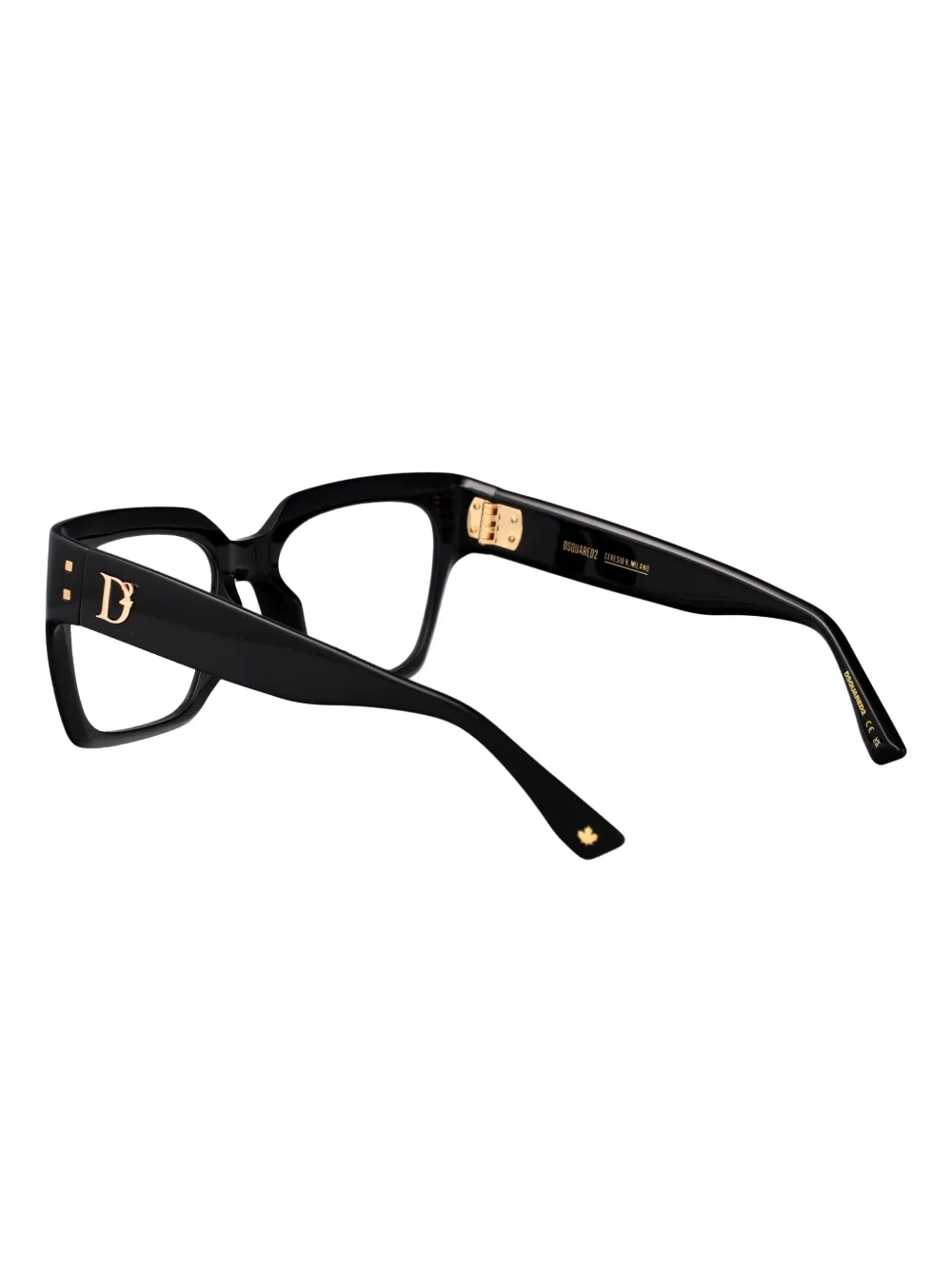 DSQUARED2 EYEWEAR Bril met vierkant montuur 807 BLACK