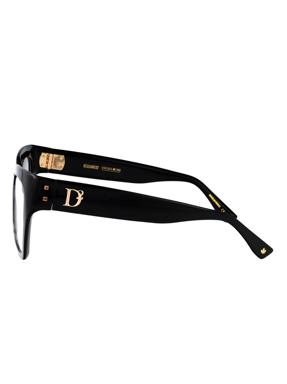 DSQUARED2 EYEWEAR Bril met vierkant montuur 807 BLACK