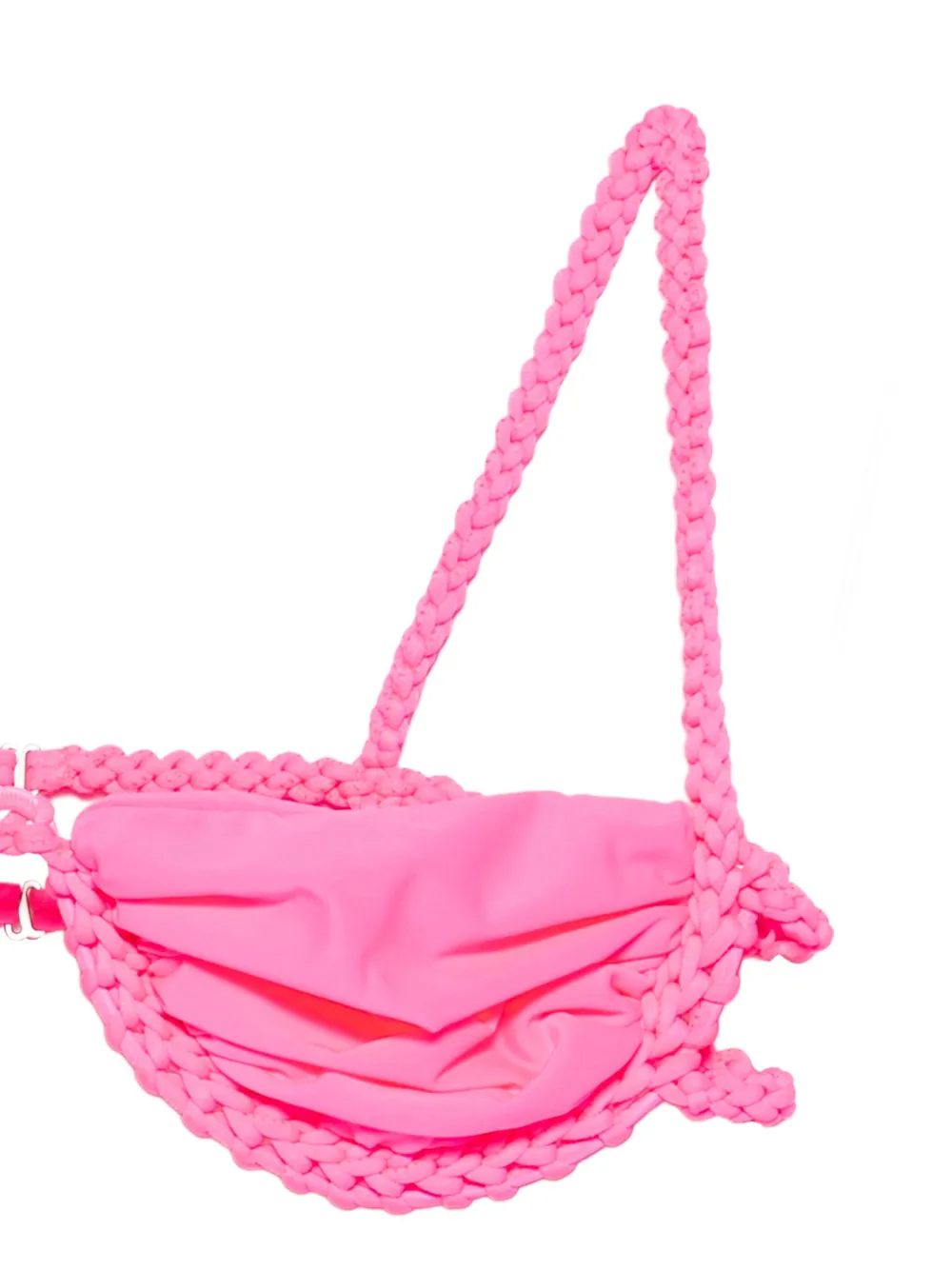 Isa Boulder Bikini met gevlochten afwerking Roze
