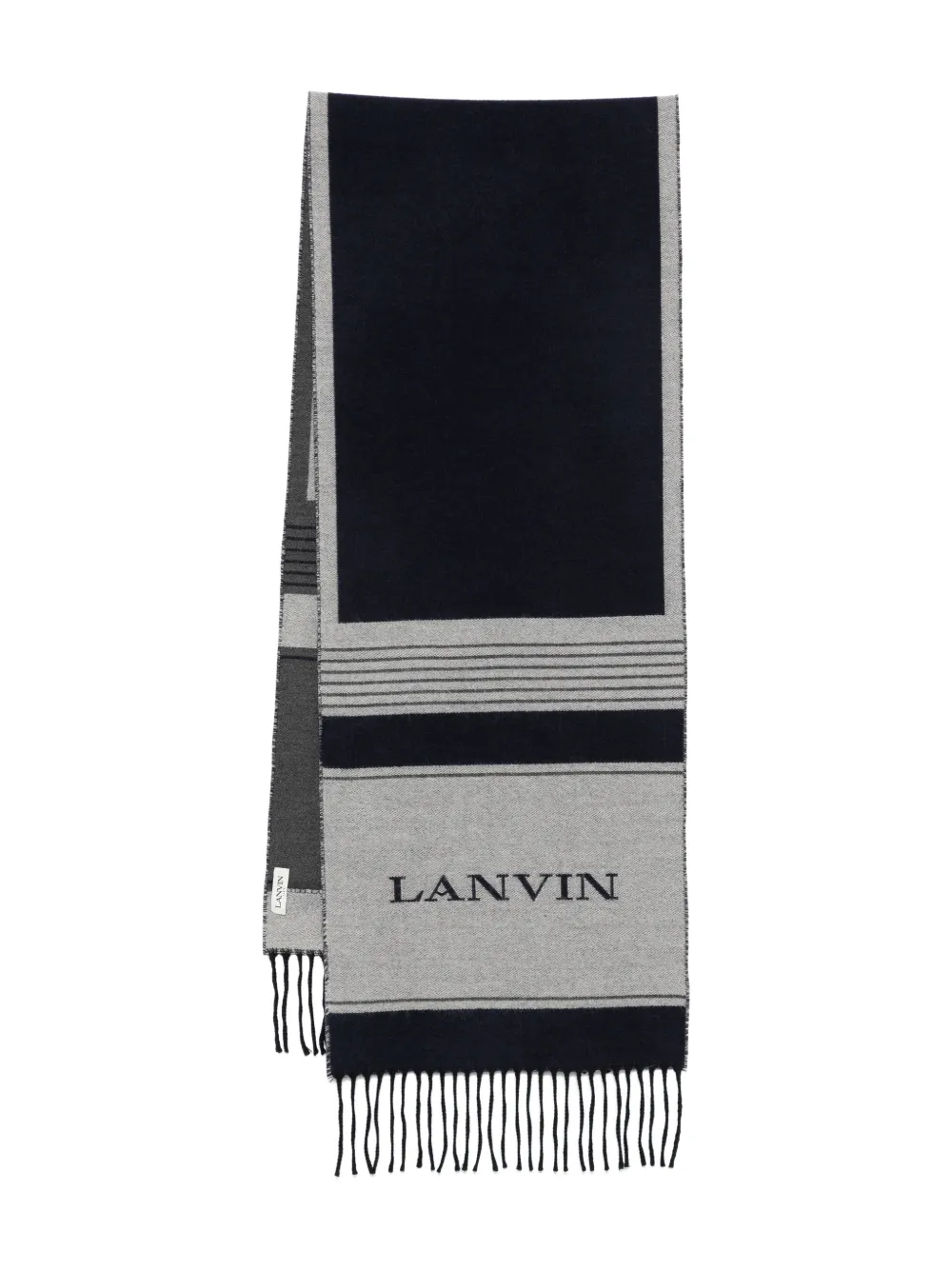 Lanvin silk scarf - Blu