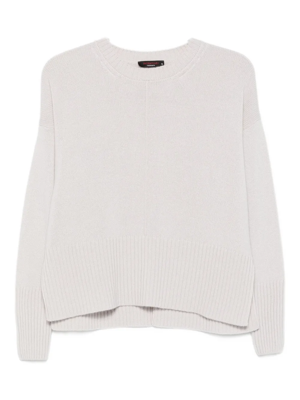 Incentive! Cashmere crew-neck sweater | Grey | Image 1