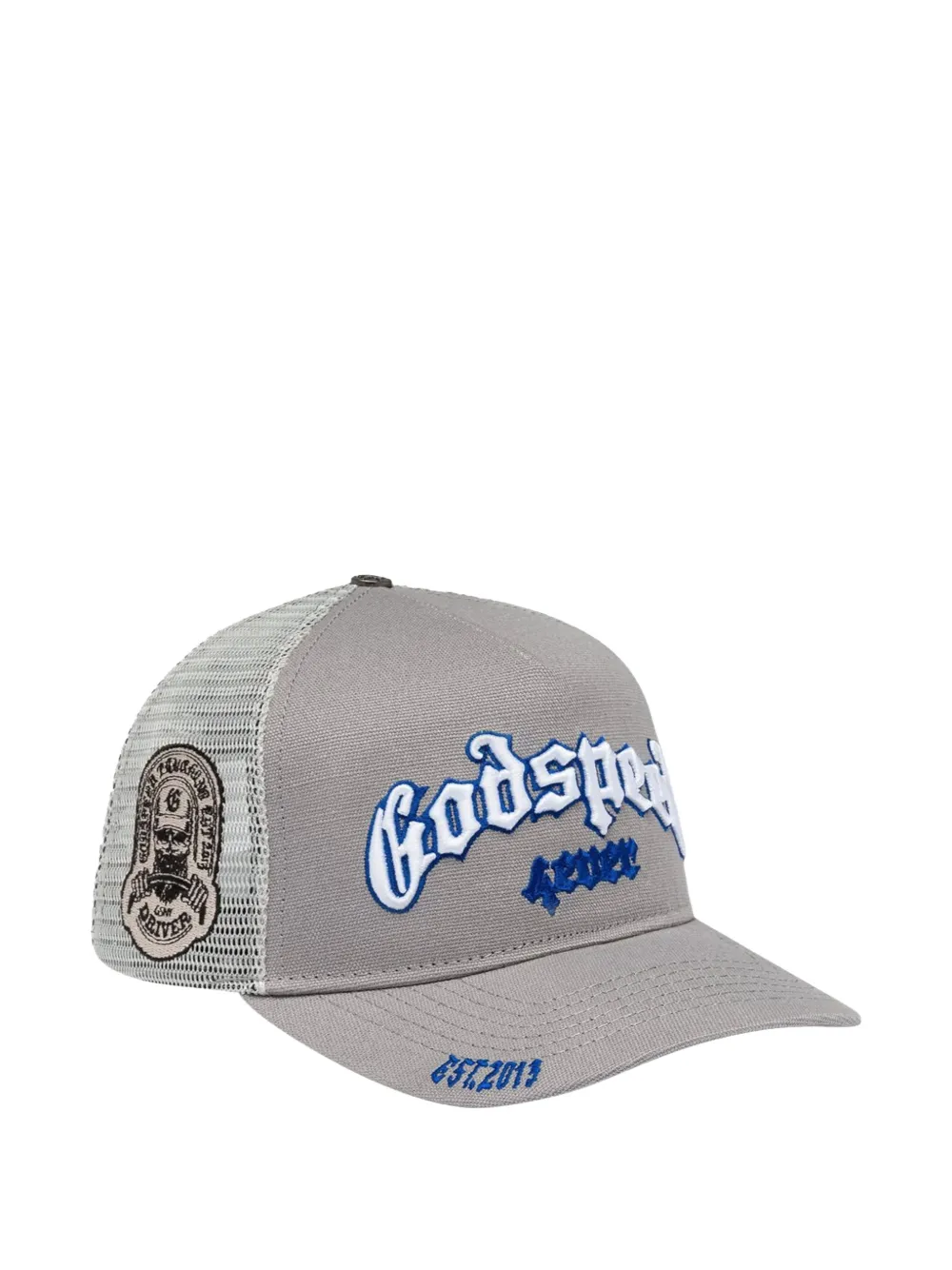 GODSPEED Forever embroidered trucker hat - Grijs
