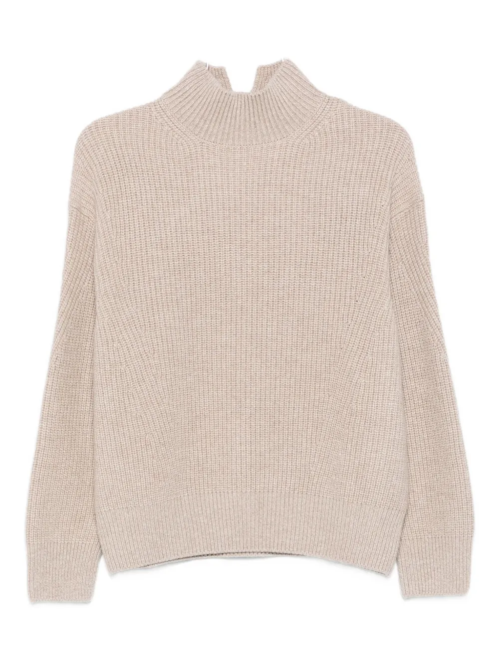 Agnona ribbed high-neck sweater | Neutrals | Image 1