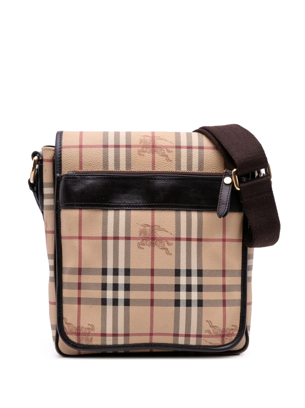Burberry Pre-Owned 2000-2017 Haymarket Check Coated Canvas crossbody bag | Brown | Image 1