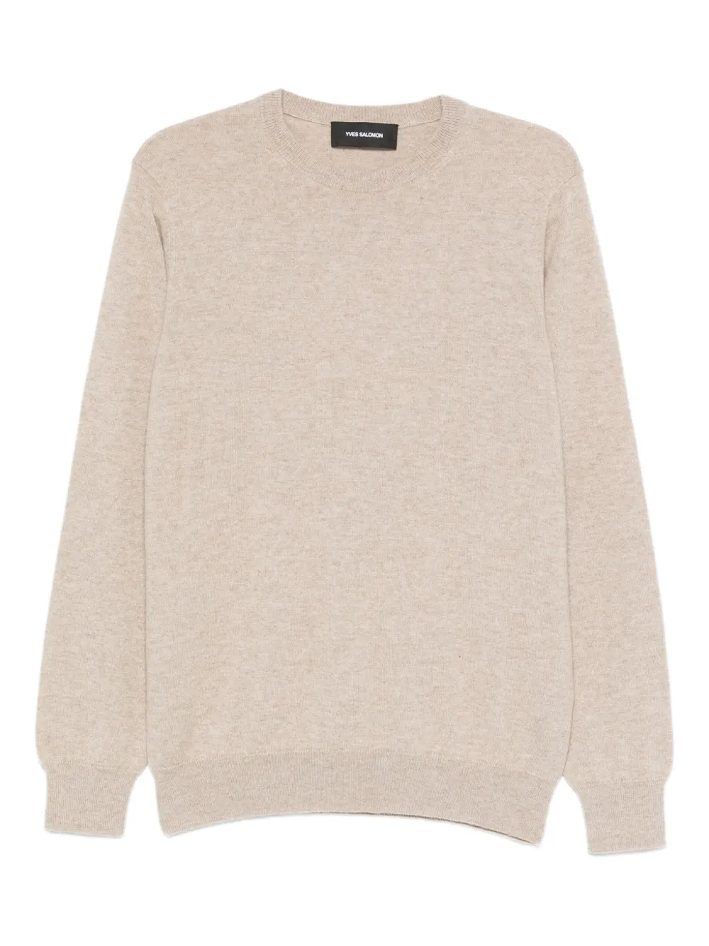 Yves Salomon cashmere crew-neck sweater | Neutrals | Image 1