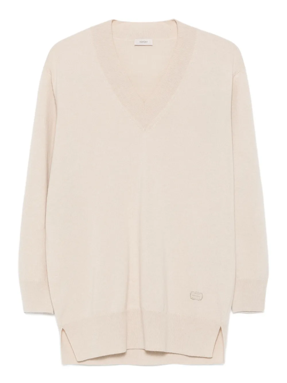 Agnona suéter con cuello en V | neutro | Image 1