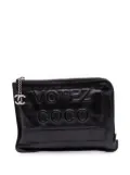 CHANEL Pre-Owned 2014-2015 Lambskin Votez Coco clutch bag - Black