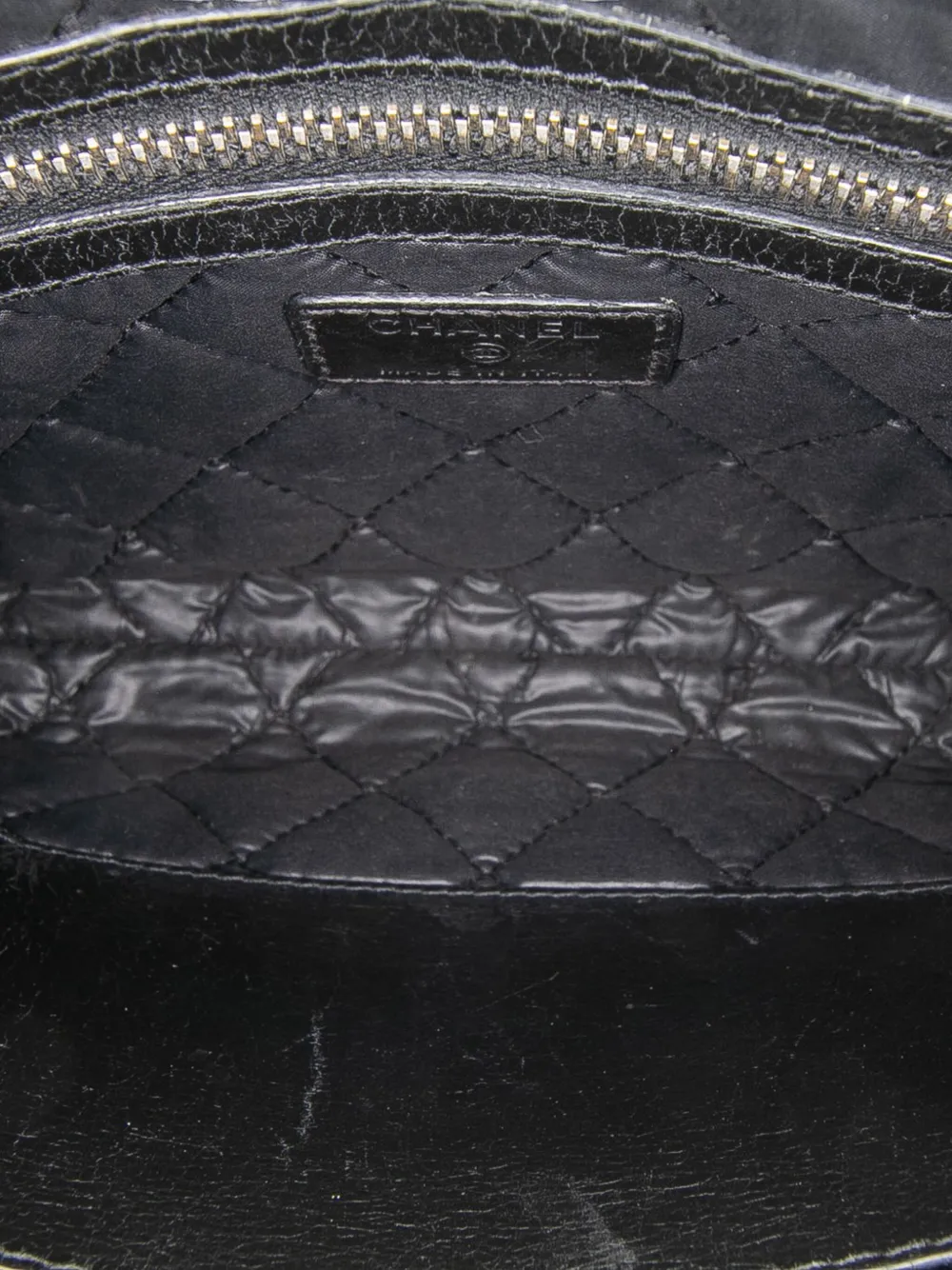 Pre-owned Chanel 2014-2015 Lambskin Votez Coco Clutch Bag In Black