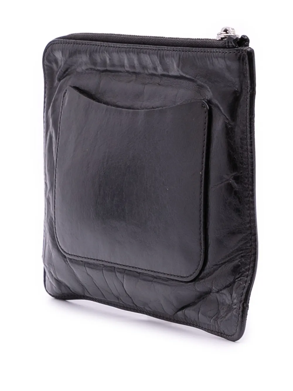 Pre-owned Chanel 2014-2015 Lambskin Votez Coco Clutch Bag In Black