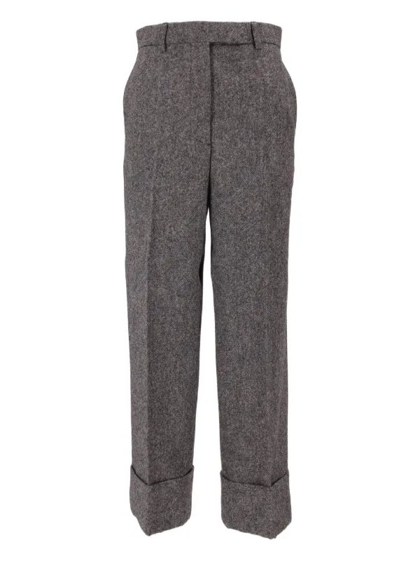 Thom Browne Belt-loops Trousers in Grey
