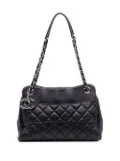 CHANEL Pre-Owned 2014-2015 Quilted Lambskin 7 tote bag - Black