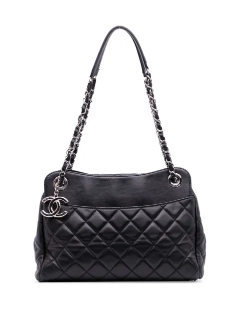 CHANEL Pre-Owned 2014-2015 Quilted Lambskin 7 tote bag