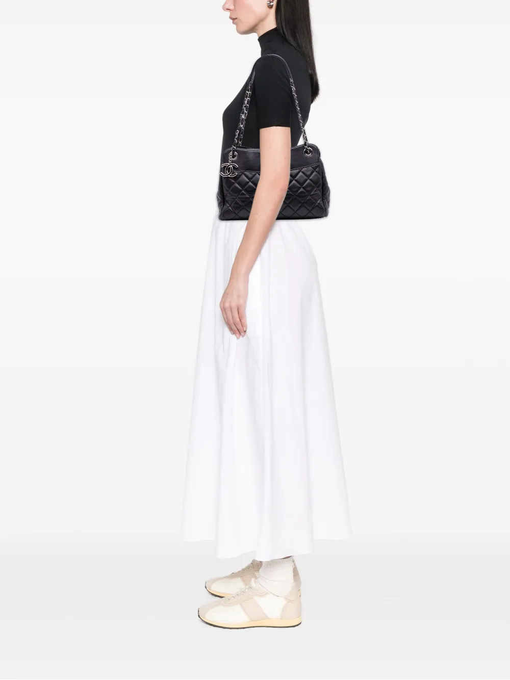 CHANEL Pre-Owned 2014-2015 Quilted Lambskin 7 tote bag | Pre-Owned | Image 2