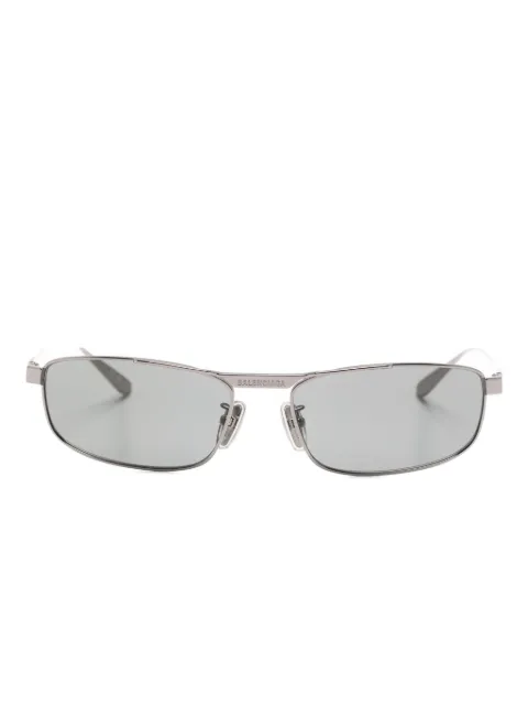 Balenciaga Eyewear Óculos de sol retangular com logo gravado