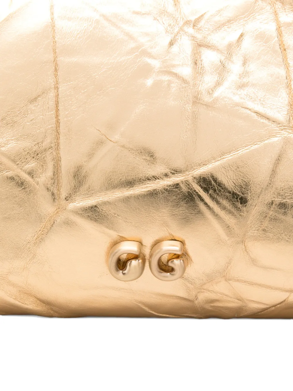 Cult Gaia Lalli Top-handle Tote Bag In Gold