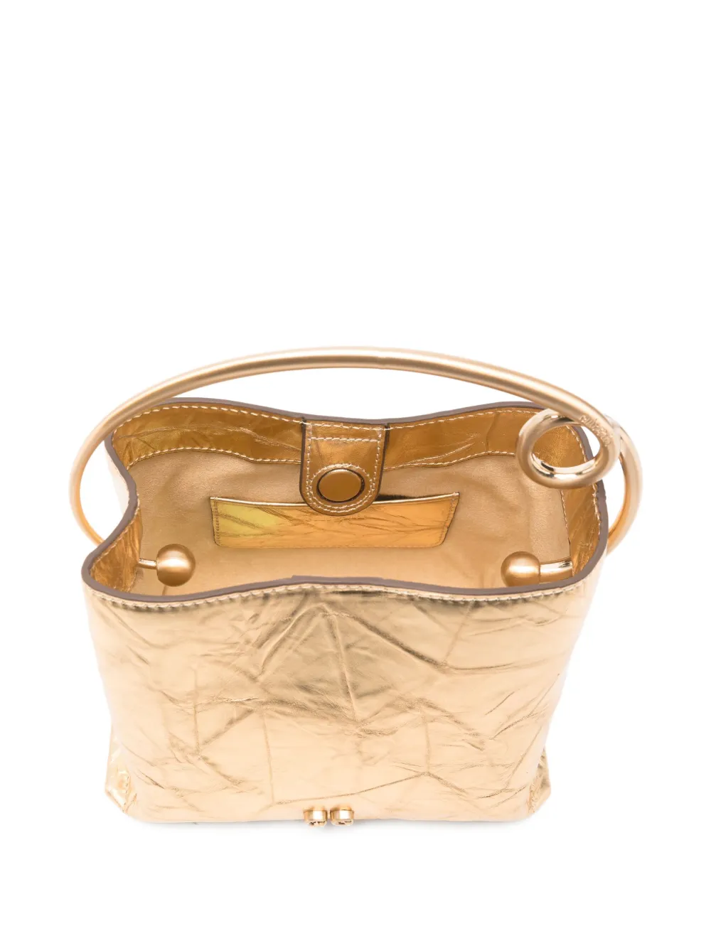 Cult Gaia Lalli shopper met handvat Goud