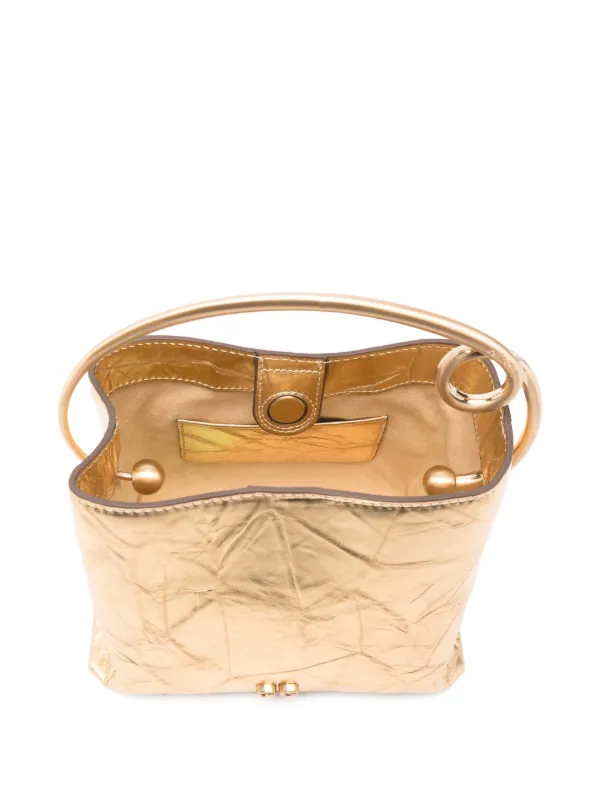 Cult Gaia Lalli top-handle Tote Bag | Gold | FARFETCH