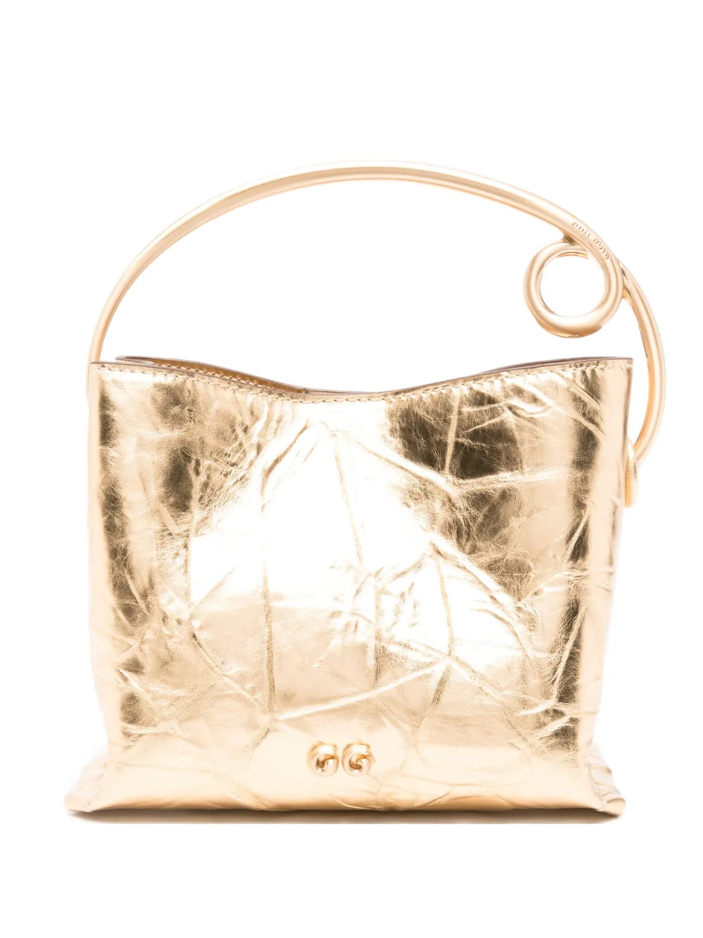 Cult Gaia Lalli top-handle tote bag | Gold | Image 1