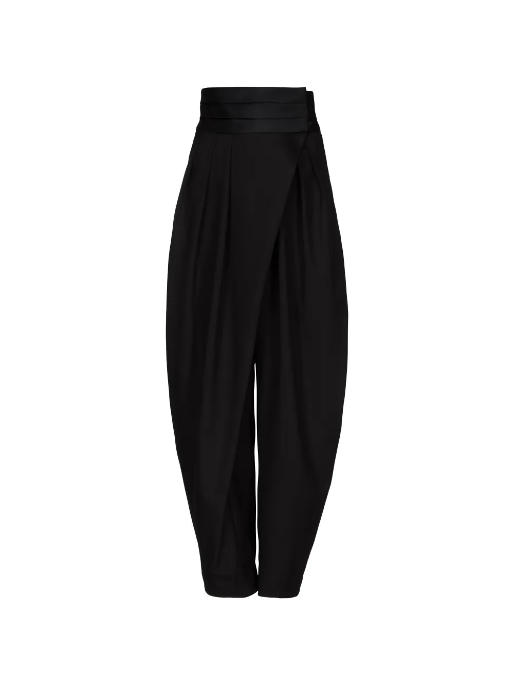 wrap barrel trousers