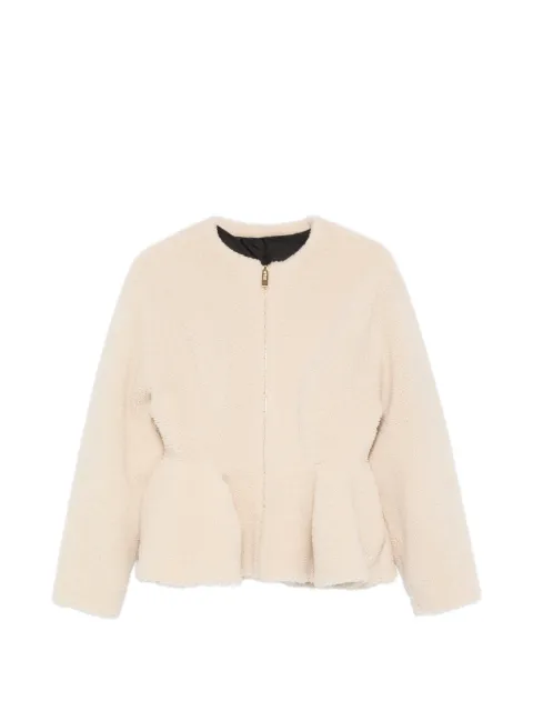Alaïa peplum zip jacket