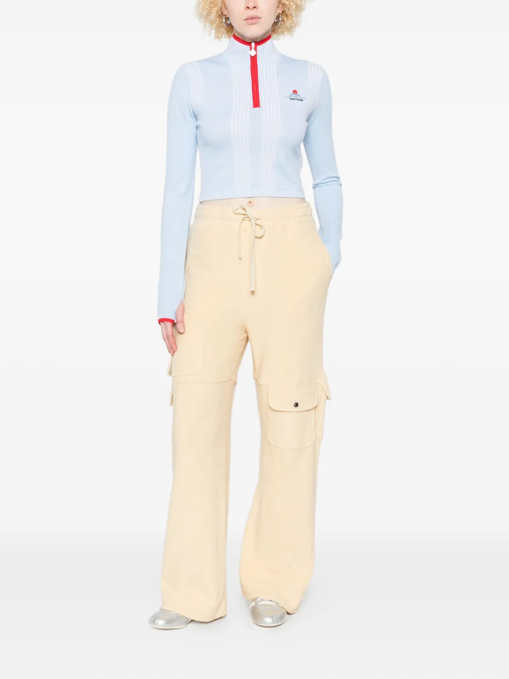 Casablanca ribbed zip-up sweatshirt | Sweaters | Image 2