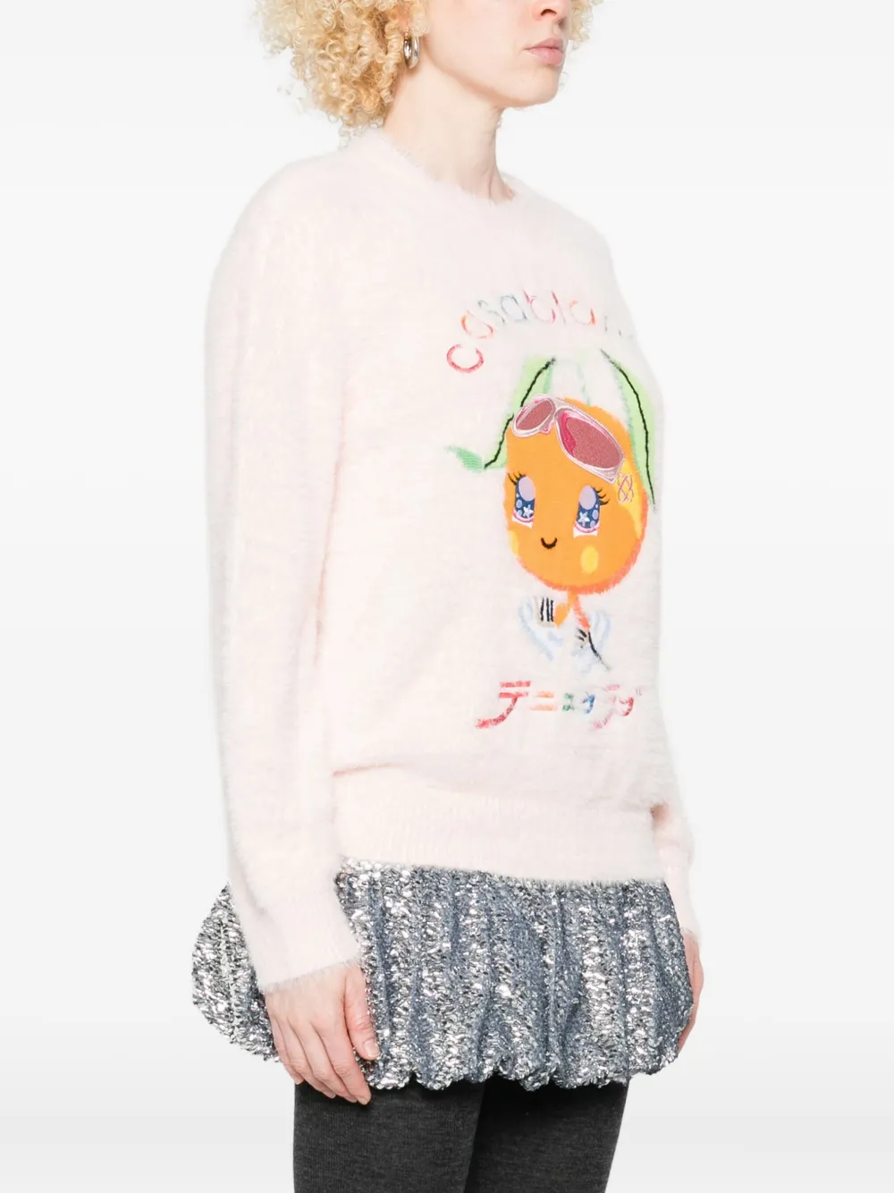 Casablanca Logo-embroidered Sweatshirt In Multi
